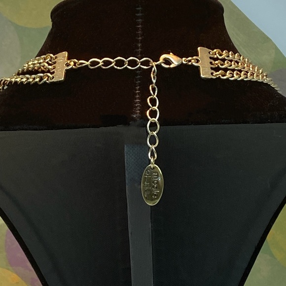 Nicole By Nicole Miller Layered Chain Statement Necklace - Picture 5 of 6